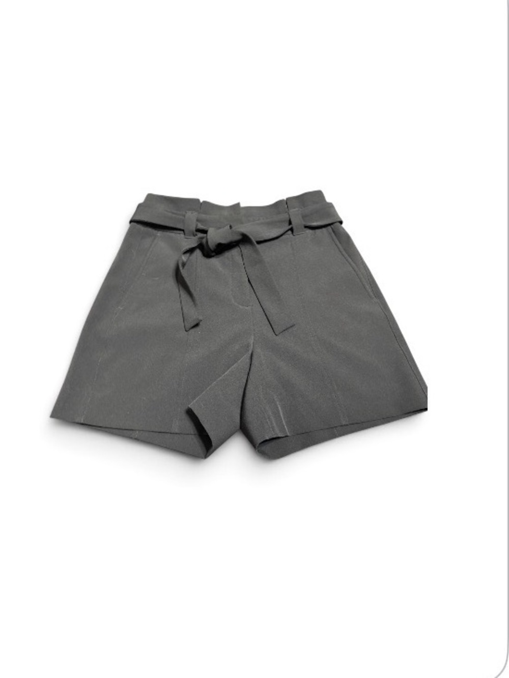White House Black Market Black Tie-Waist Tailored Shorts
